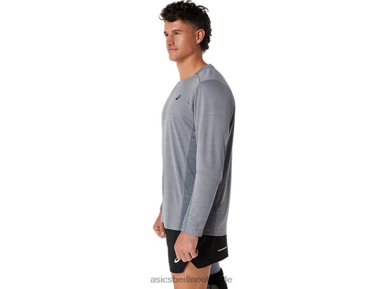 Herren Train Sana Langarm BL4N596Asics Felsplatte/Metropole