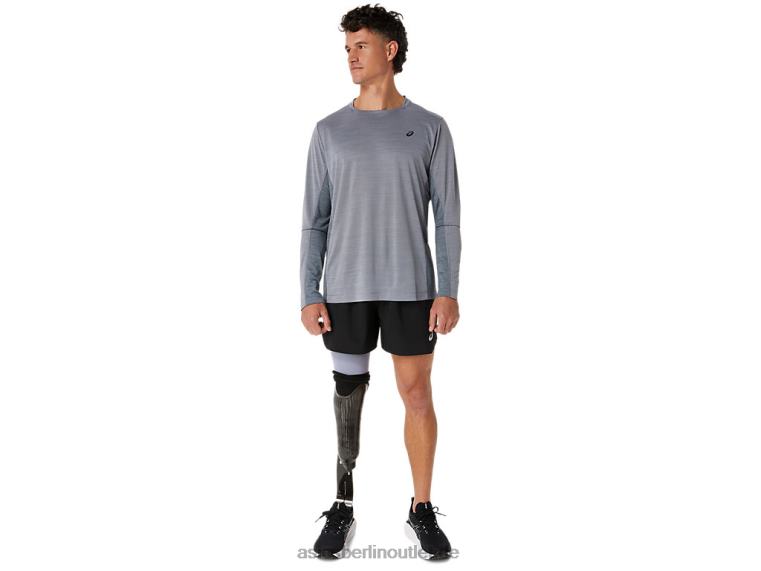 Herren Train Sana Langarm BL4N596Asics Felsplatte/Metropole