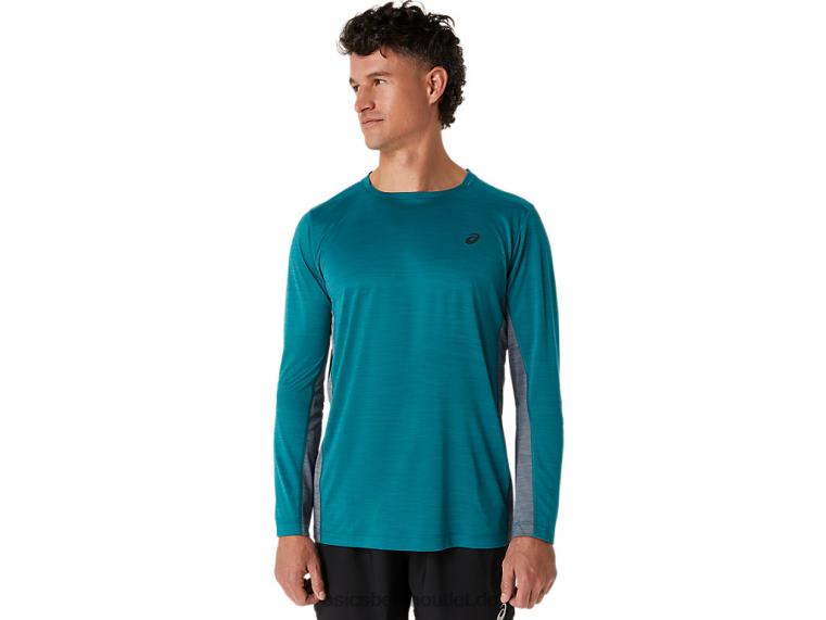 Herren Train Sana Langarm BL4N618Asics Samtkiefer/Metropole