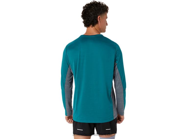 Herren Train Sana Langarm BL4N618Asics Samtkiefer/Metropole