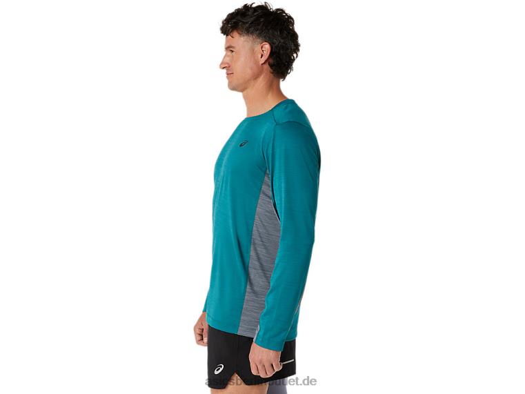 Herren Train Sana Langarm BL4N618Asics Samtkiefer/Metropole