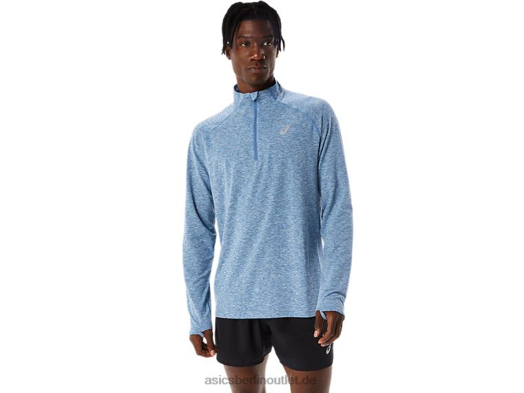 Herrenzug Sana 1/2 Reißverschluss BL4N1084Asics azurblaues Heidekraut