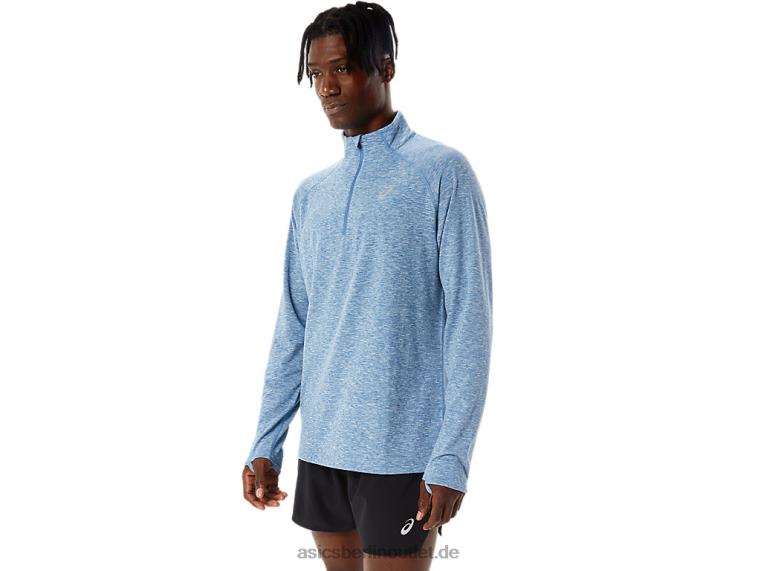 Herrenzug Sana 1/2 Reißverschluss BL4N1084Asics azurblaues Heidekraut
