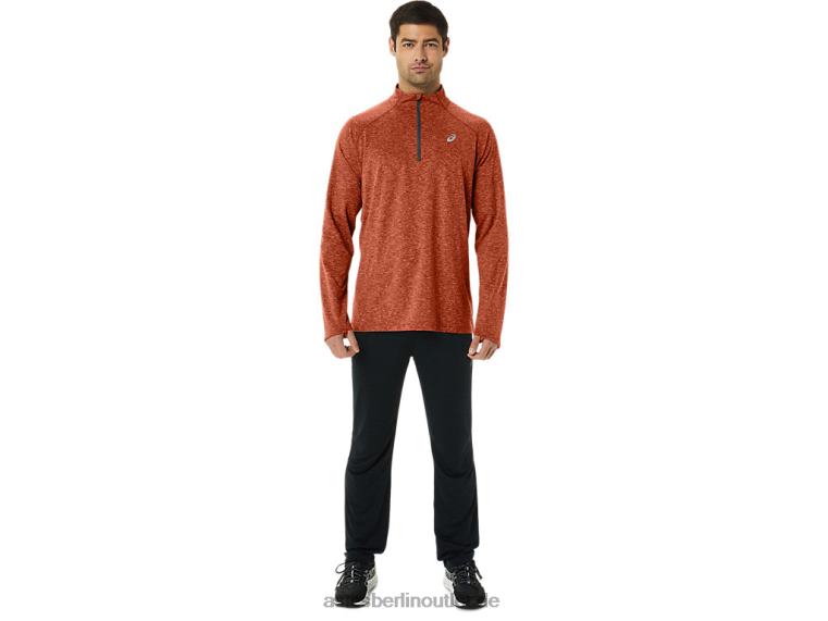 Herrenzug Sana 1/2 Reißverschluss BL4N194Asics Gewürz-Latte-Heidekraut