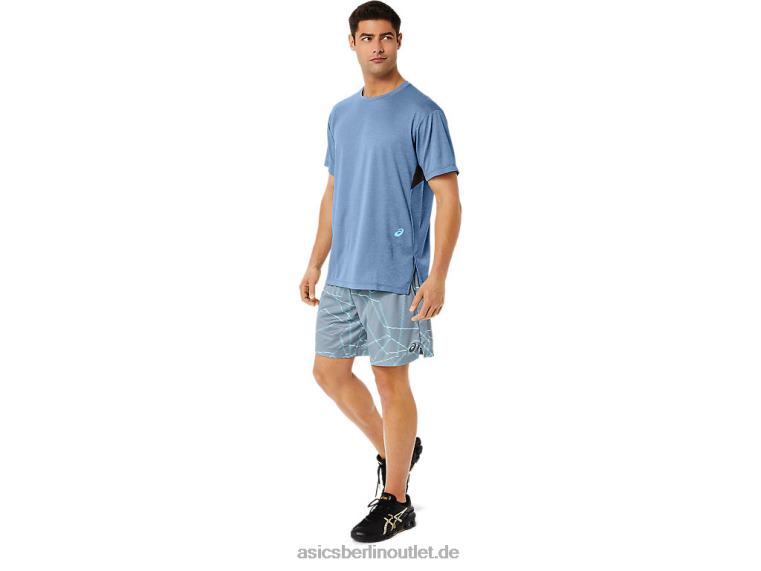 Kurzärmliges Herrenoberteil mit Gel-Cool-Print BL4N1354Asics Grand Shark Heather