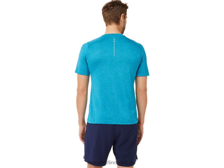 Kurzärmliges Performance-Oberteil für Herren BL4N2037Asics blaugrün