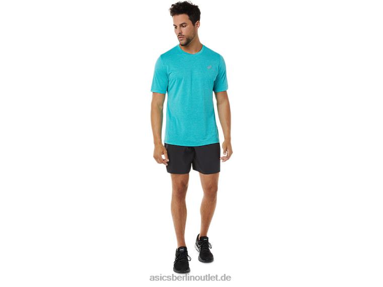 Kurzärmliges Performance-Oberteil für Herren BL4N892Asics Techno-Cyan