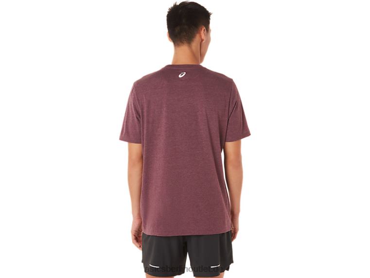 Kurzärmliges Run-Club-T-Shirt BL4N1462Asics tiefes Marsheidekraut