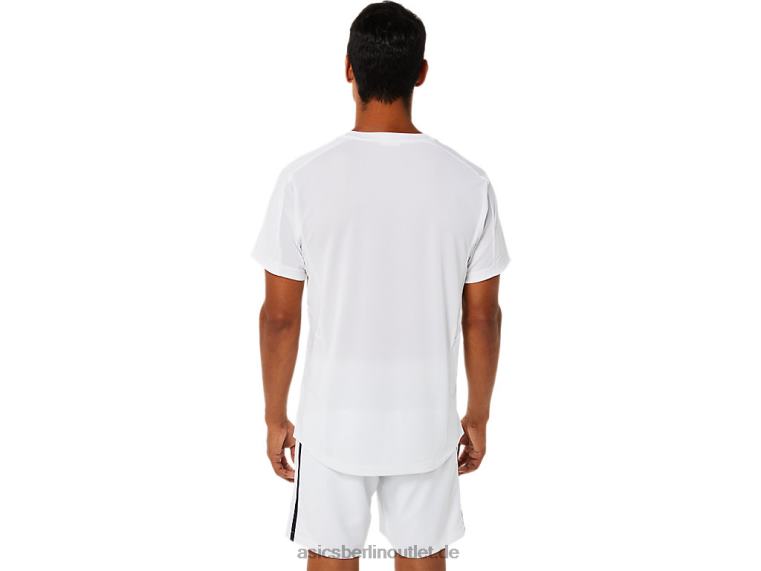 Kurzarm-Match-Oberteil für Herren BL4N1522Asics strahlend weiß