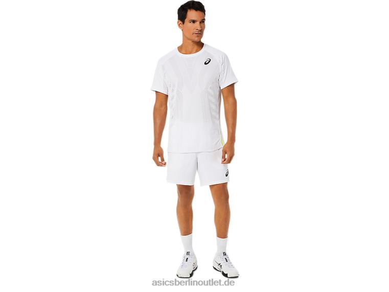 Kurzarm-Match-Oberteil für Herren BL4N1522Asics strahlend weiß