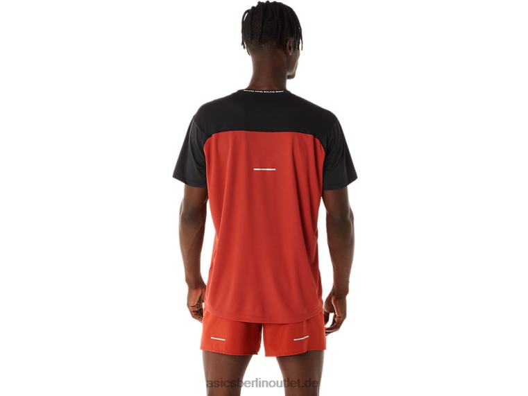 Kurzarm-Rennoberteil für Herren BL4N272Asics Performance Black/Spice Latte