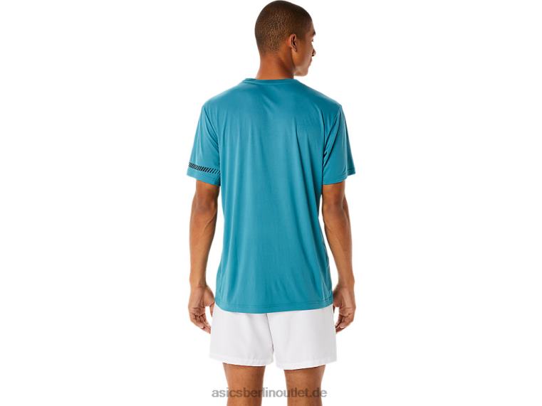 Kurzarm-T-Shirt für Herren BL4N1138Asics neblige Kiefer