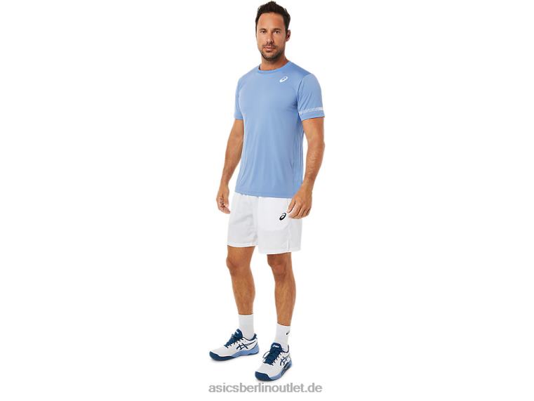 Kurzarm-T-Shirt für Herren BL4N1513Asics blaue Harmonie