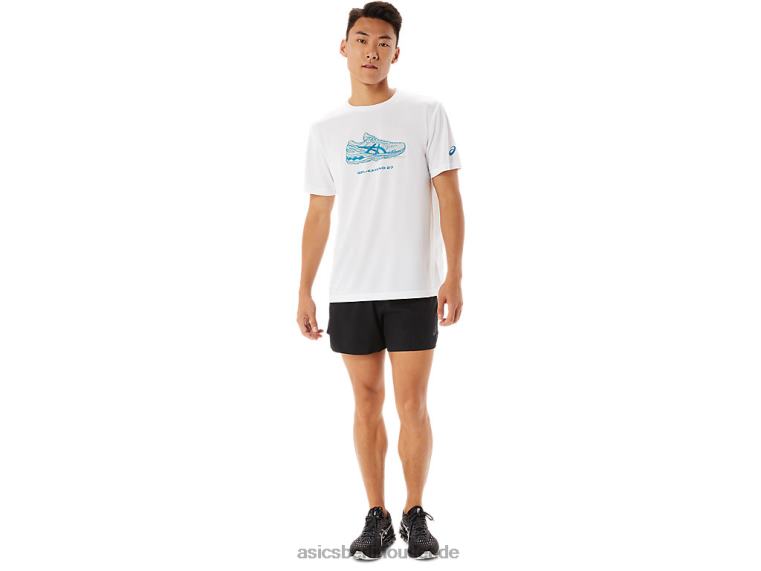 Kurzarm-T-Shirt mit Schuhgrafik BL4N1368Asics strahlend weiß