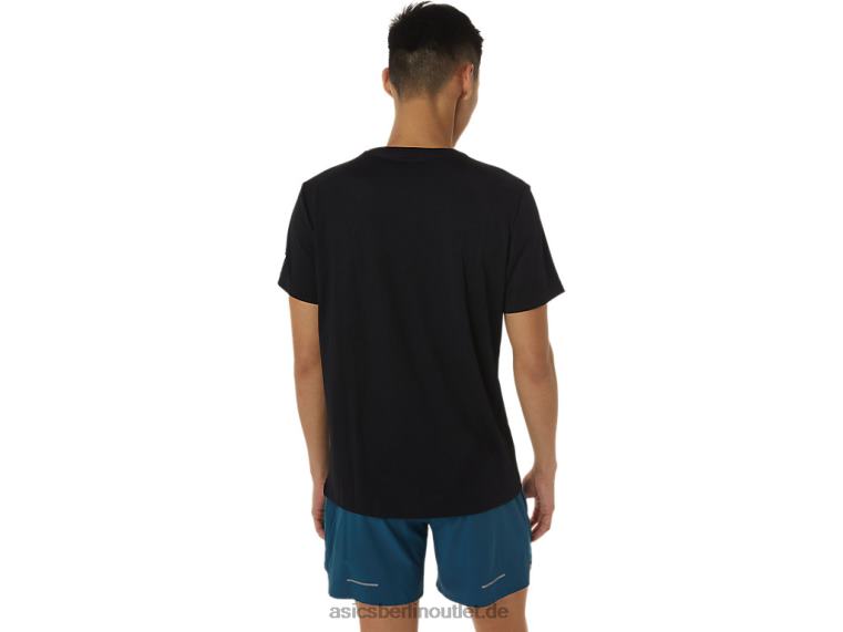 Kurzarm-T-Shirt mit Schuhgrafik BL4N1380Asics Leistung schwarz
