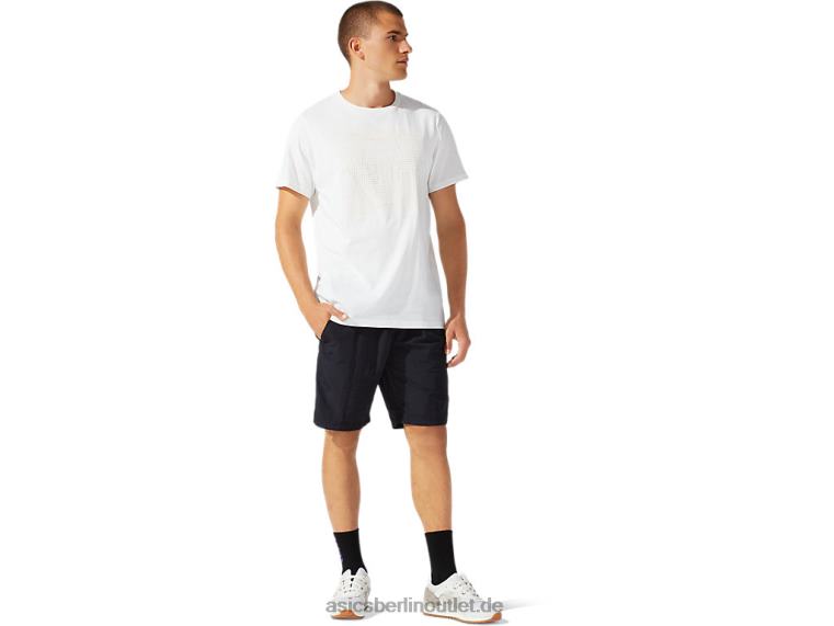 Kurzarm-T-Shirt mit dt-Grafik für Herren aus Jersey BL4N1933Asics Creme