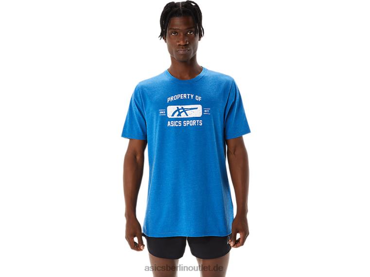 Kurzarmeigenschaft eines Sport-T-Shirts BL4N1231Asics Lake Drive Heather