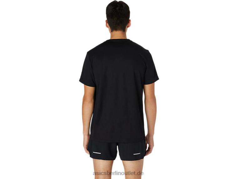 Kurzarmoberteil mit Logo-Print BL4N1761Asics Leistung schwarz