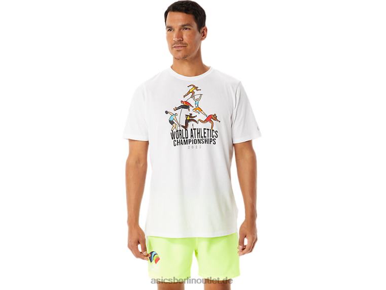 Kurzarmshirt mit Grafik für Herren BL4N1286Asics strahlend weiß