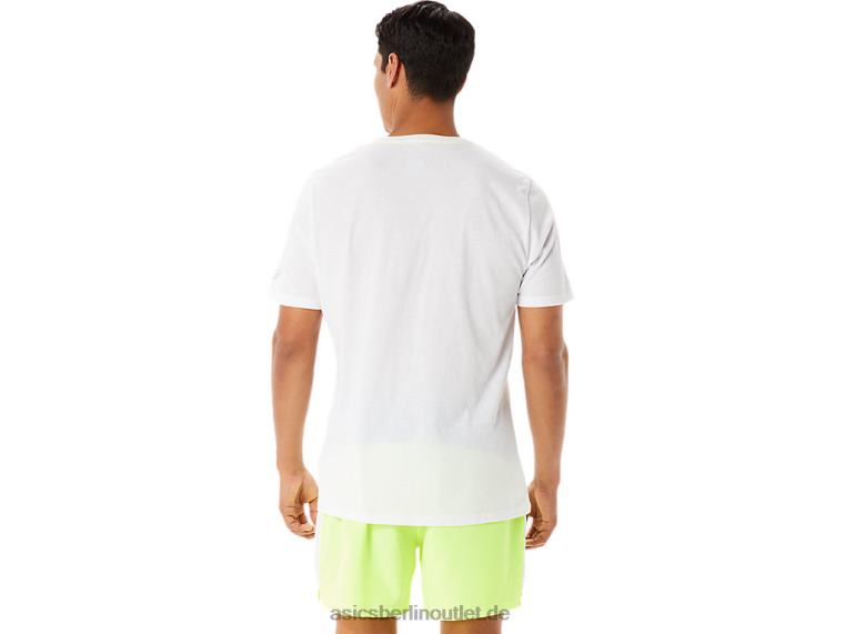 Kurzarmshirt mit Grafik für Herren BL4N1286Asics strahlend weiß