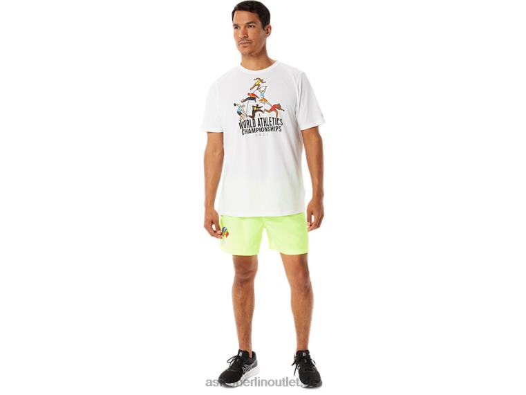 Kurzarmshirt mit Grafik für Herren BL4N1286Asics strahlend weiß