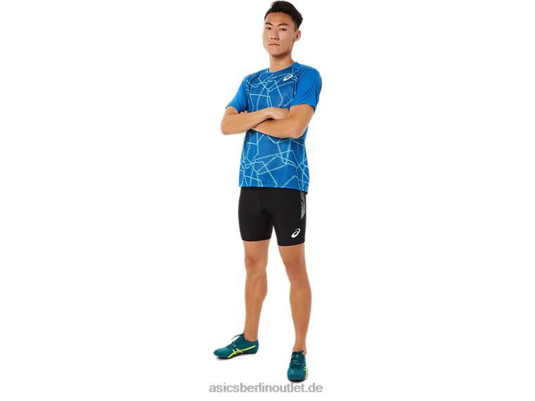 Leichtes Kurzarm-Oberteil für Herren BL4N1443Asics Seefahrt