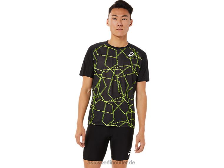 Leichtes Kurzarm-Oberteil für Herren BL4N1444Asics Leistung schwarz