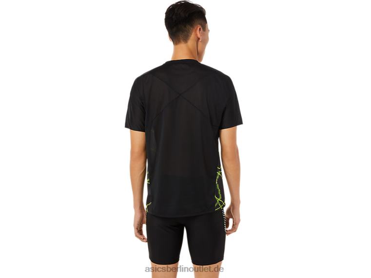 Leichtes Kurzarm-Oberteil für Herren BL4N1444Asics Leistung schwarz