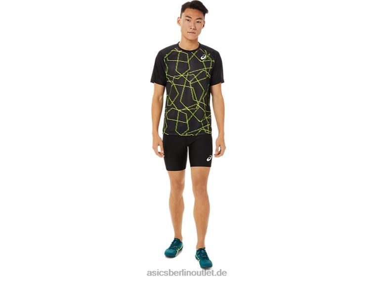 Leichtes Kurzarm-Oberteil für Herren BL4N1444Asics Leistung schwarz