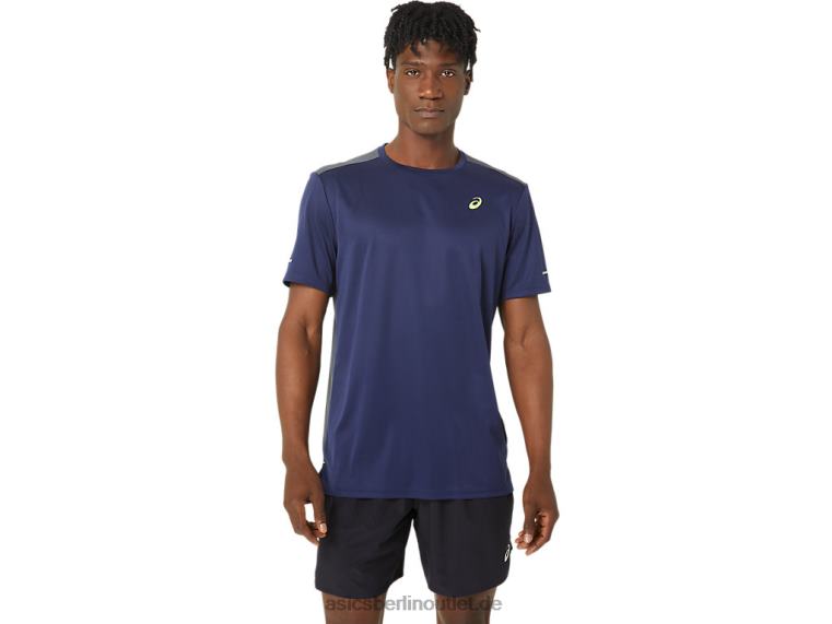 Lite-Show-Mesh-Kurzarmoberteil BL4N76Asics Peacoat/Trägergrau