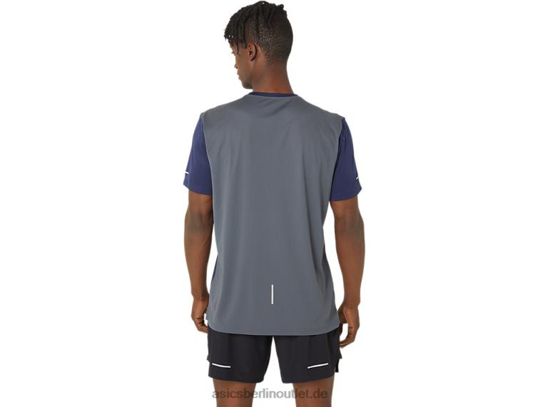 Lite-Show-Mesh-Kurzarmoberteil BL4N76Asics Peacoat/Trägergrau