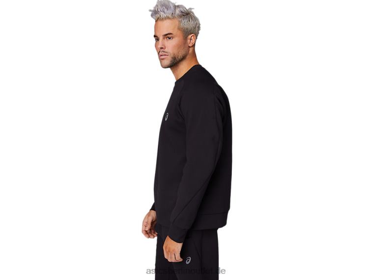 Mobilitätsstrick-Crew für Herren BL4N1667Asics Leistung schwarz