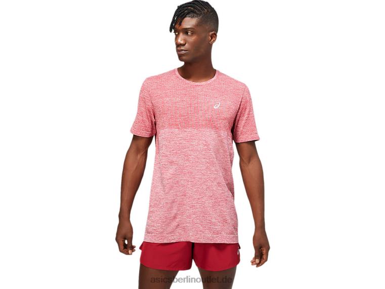 Nahtloses Kurzarm-Renntrikot für Herren BL4N1806Asics Burgund