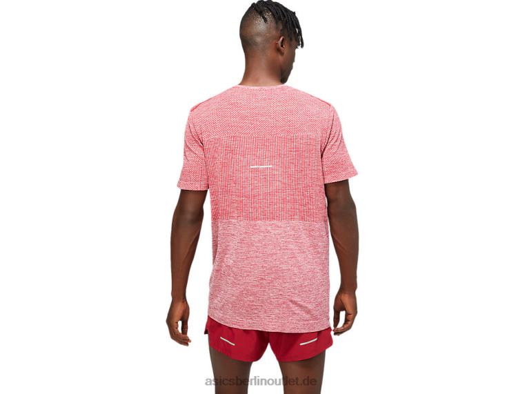 Nahtloses Kurzarm-Renntrikot für Herren BL4N1806Asics Burgund
