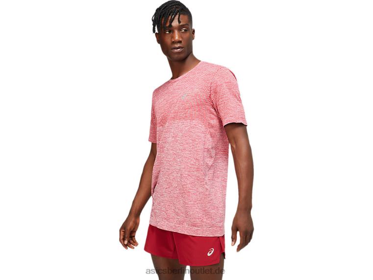 Nahtloses Kurzarm-Renntrikot für Herren BL4N1806Asics Burgund