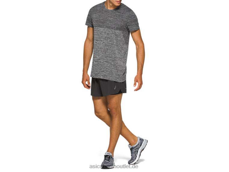 Nahtloses Kurzarm-Renntrikot für Herren BL4N2047Asics Leistung schwarz