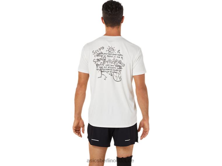 Ocean Waste-Laufoberteil für Herren BL4N1487Asics natürliches Weiß