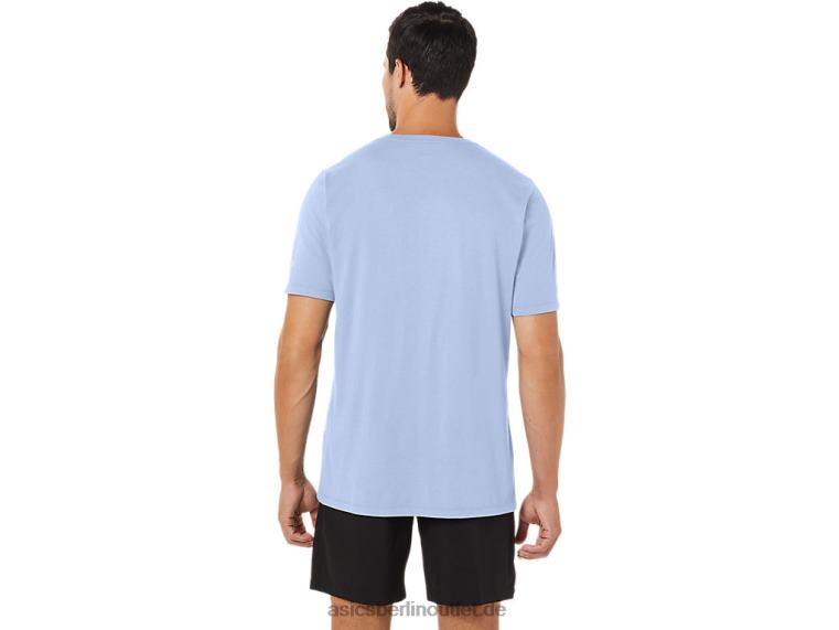 Pinsel-Kurzarm-T-Shirt BL4N161Asics weicher Himmel