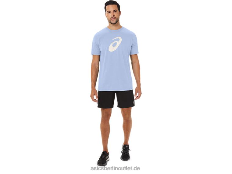 Pinsel-Kurzarm-T-Shirt BL4N161Asics weicher Himmel
