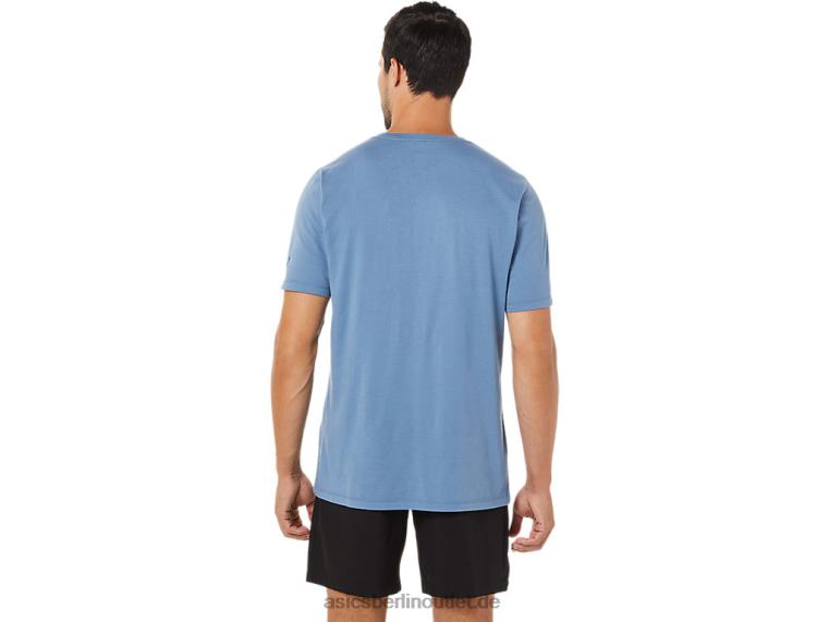 Pinsel-Kurzarm-T-Shirt BL4N1742Asics Sturmblau