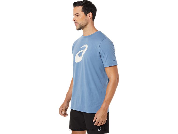 Pinsel-Kurzarm-T-Shirt BL4N1742Asics Sturmblau