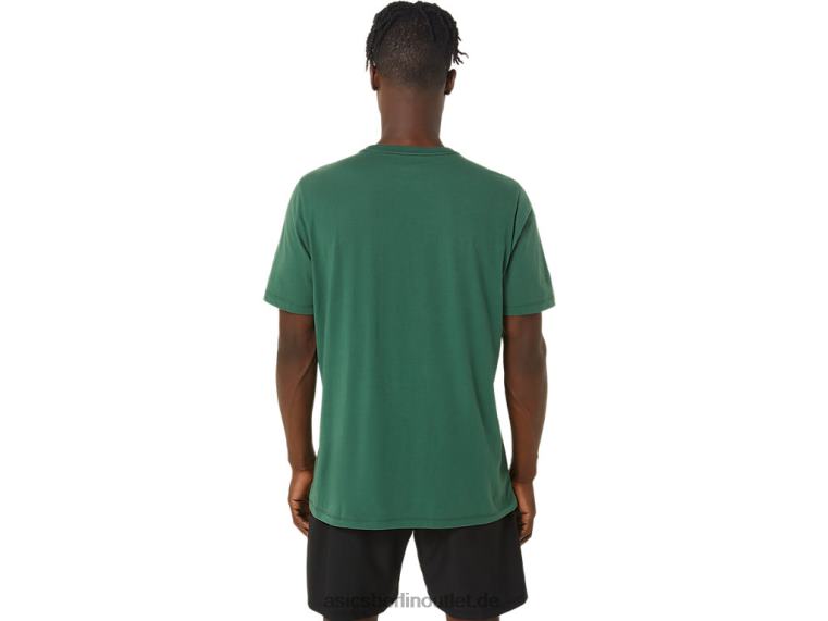 Pinsel-Kurzarm-T-Shirt BL4N879Asics jägergrün