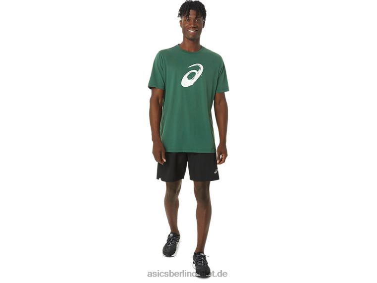Pinsel-Kurzarm-T-Shirt BL4N879Asics jägergrün