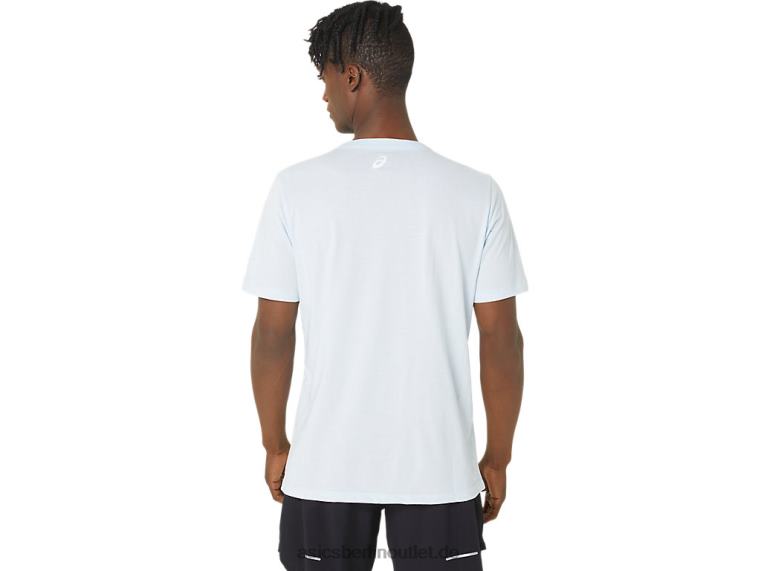 Unisex-T-Shirt mit Leichtathletik-Grafik BL4N179Asics weicher Himmel