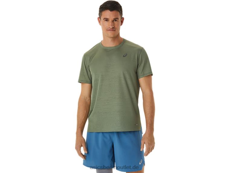 Ventilate Actibreeze Kurzarm-Oberteil für Herren BL4N1042Asics Flechtengrün
