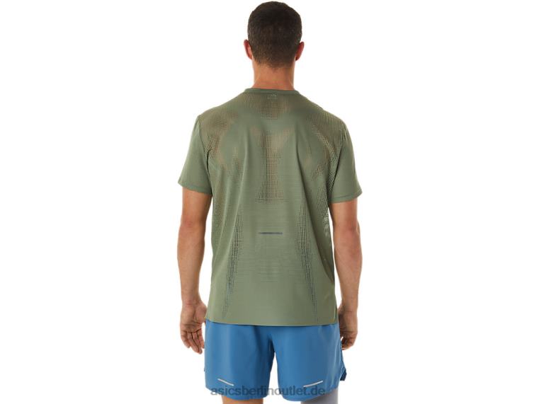 Ventilate Actibreeze Kurzarm-Oberteil für Herren BL4N1042Asics Flechtengrün