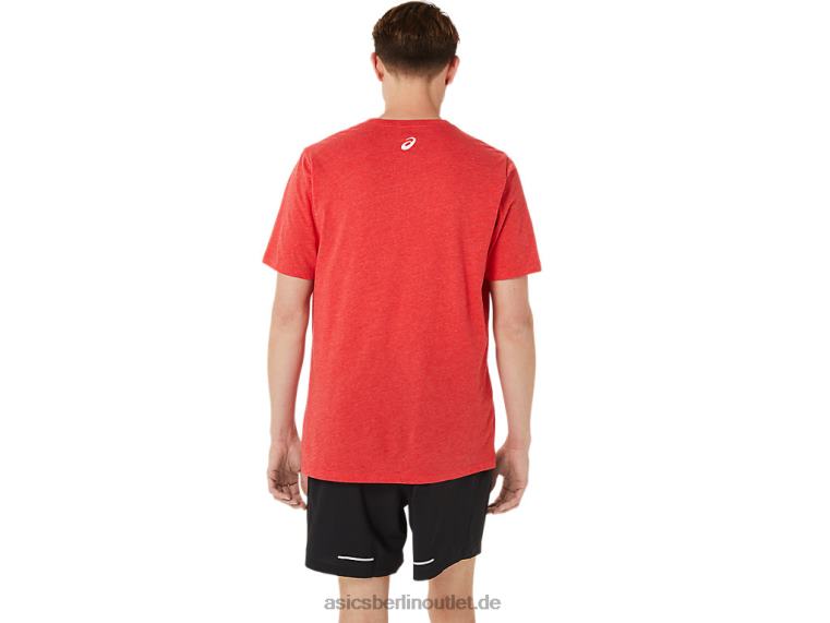 herausragender vierter Kurzarm BL4N1256Asics klassisches rotes Heidekraut