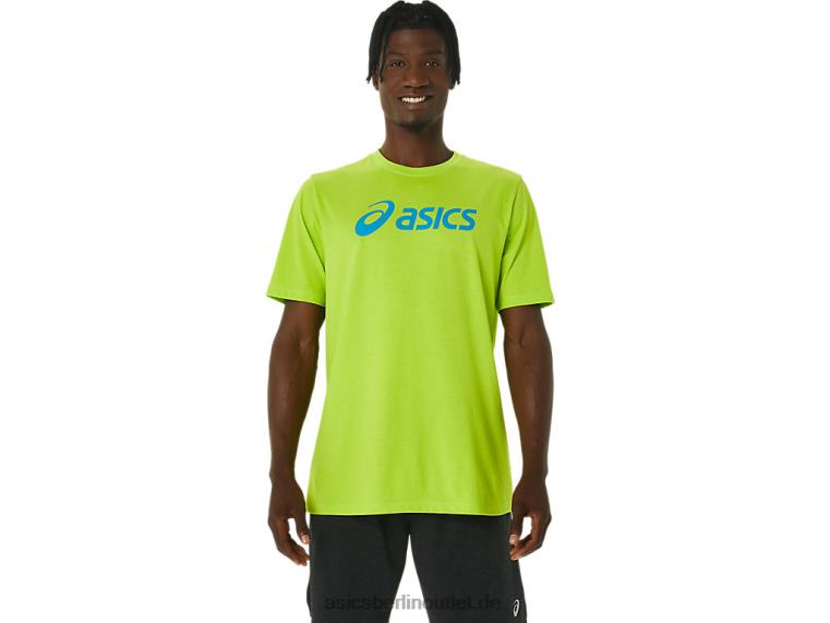 xg kurzärmliges Lockup-Logo-T-Shirt BL4N1121Asics Limettenschale