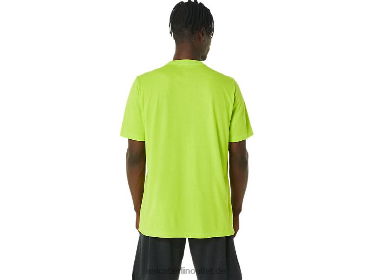 xg kurzärmliges Lockup-Logo-T-Shirt BL4N1121Asics Limettenschale