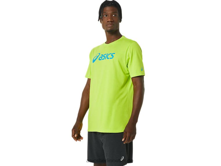 xg kurzärmliges Lockup-Logo-T-Shirt BL4N1121Asics Limettenschale